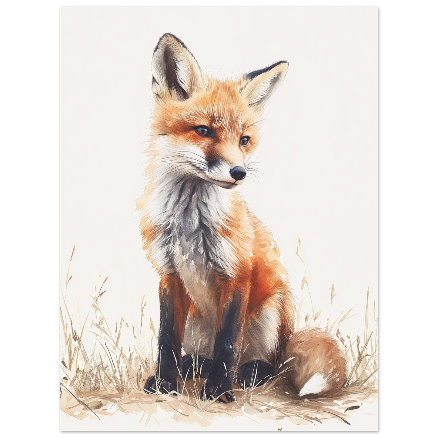 Delicate Fox Poster