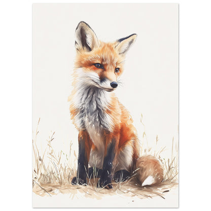 Delicate Fox Poster
