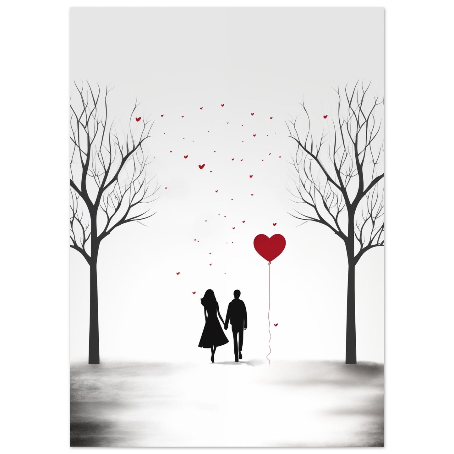 Valentine's day card featuring a heartfelt message for your loved one. This beautifully designed Amour valentine's day card is the perfect way to express your love and affection on this special day. Whether you