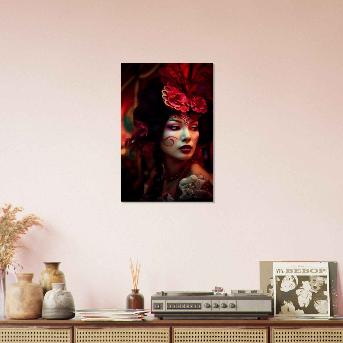 Mysterious Rouge Lady Poster