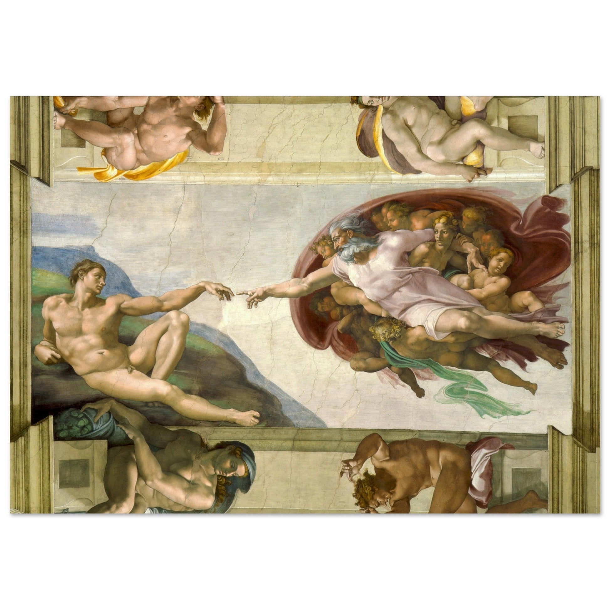 Sistine Chapel - Creation of Adam, High Quality Posters.