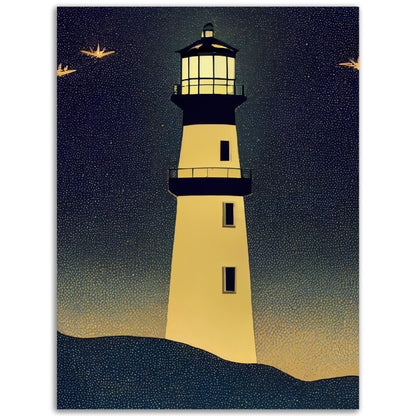 Starry At Night Poster