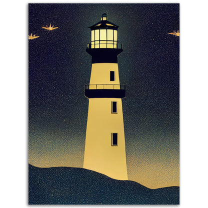 Starry At Night Poster