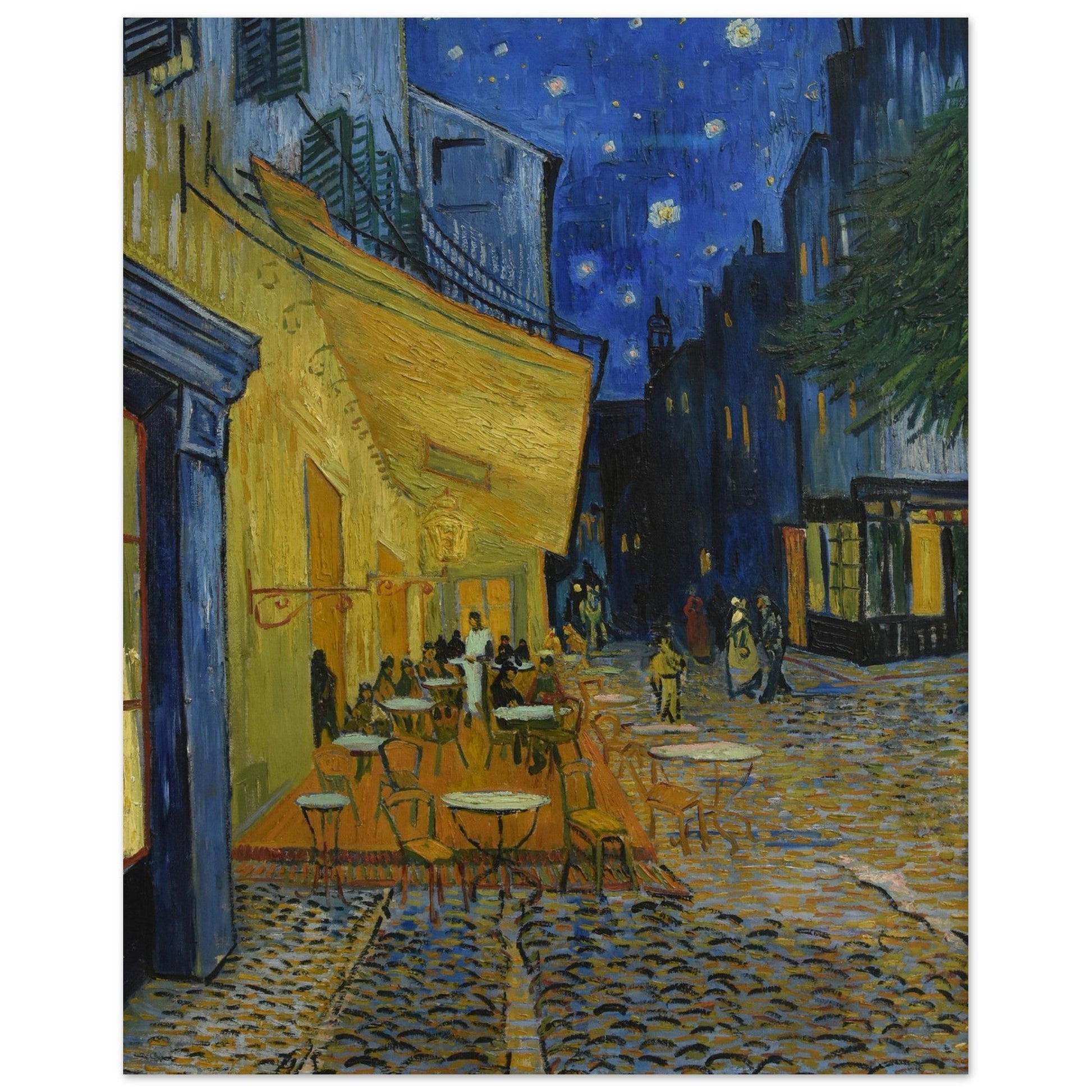 The Cafe Terrace on the Place du Forum, Arles, at Night Posters.