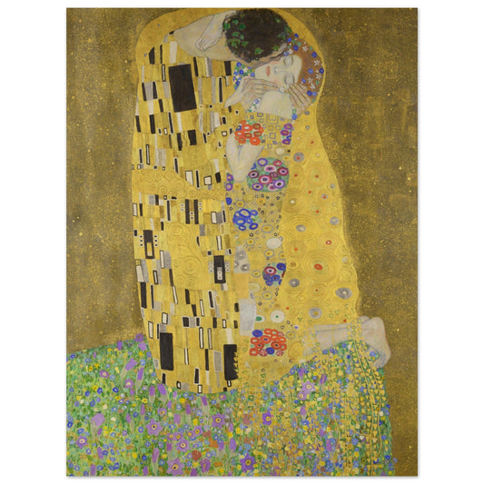 The Kiss by Klimt is a stunning poster wall art that brings high quality beauty to any room.